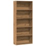 Estantería madera de ingeniería roble artisian 80x30x189 cm de , Librerías y estanterías - Ref: Foro24-3314677, Precio: 119,8...