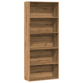 Estantería madera de ingeniería roble artisian 80x30x189 cm de , Librerías y estanterías - Ref: Foro24-3314677, Precio: 119,8...