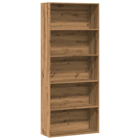 Estantería madera de ingeniería roble artisian 80x30x189 cm de , Librerías y estanterías - Ref: Foro24-3314677, Precio: 119,8...