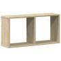 Engineered wood wall cabinet in Sonoma oak, 60x16x30 cm by , Shelves and shelves - Ref: Foro24-854879, Price: 26,35 €, Discou...