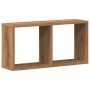 Handcrafted oak wood engineered wall cabinet 60x16x30 cm by , Shelves and shelves - Ref: Foro24-854885, Price: 26,35 €, Disco...