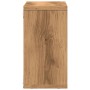 Handcrafted oak wood engineered wall cabinet 60x16x30 cm by , Shelves and shelves - Ref: Foro24-854885, Price: 26,35 €, Disco...