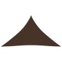 Brown Oxford fabric triangular sail awning 3.5x3.5x4.9 m by vidaXL, Umbrellas - Ref: Foro24-135835, Price: 31,01 €, Discount: %