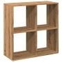 Artisan oak wood divider bookcase 69.5x29x69.5 cm by , Bookcases and shelves - Ref: Foro24-858011, Price: 52,13 €, Discount: %