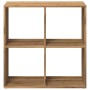 Artisan oak wood divider bookcase 69.5x29x69.5 cm by , Bookcases and shelves - Ref: Foro24-858011, Price: 52,13 €, Discount: %