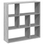 Librería divisor madera ingeniería gris Sonoma 102x29x103,5 cm de , Librerías y estanterías - Ref: Foro24-858053, Precio: 83,...