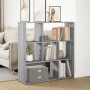 Librería divisor madera ingeniería gris Sonoma 102x29x103,5 cm de , Librerías y estanterías - Ref: Foro24-858053, Precio: 83,...