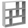 Librería divisor madera ingeniería gris Sonoma 102x29x103,5 cm de , Librerías y estanterías - Ref: Foro24-858053, Precio: 83,...