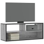 Mueble de TV madera y metal roble ahumado 100x31x39,5 cm | Foro24|Onlineshop| Casa, Jardín y Más Foro24.es