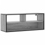 TV stand made of smoked oak wood and metal, measuring 100x31x39.5 cm. | Foro24|Onlineshop| Casa, Jardín y Más Foro24.es