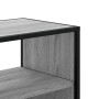 TV stand made of smoked oak wood and metal, measuring 100x31x39.5 cm. | Foro24|Onlineshop| Casa, Jardín y Más Foro24.es