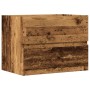 Aged engineered wood bathroom cabinet 60x38.5x45 cm by , Bathroom furniture - Ref: Foro24-856243, Price: 54,62 €, Discount: %