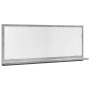 Mirror bathroom furniture in gray concrete engineered wood 90x11x37 cm by , bathroom vanities - Ref: Foro24-856201, Price: 49...