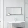 Espejo mueble baño madera ingeniería gris hormigón 90x11x37 cm de , Tocadores de baño - Ref: Foro24-856201, Precio: 49,21 €, ...