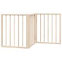 Folding dog gate with 3 panels made of poplar wood, 150 cm. by , Dog kennels and fences - Ref: Foro24-352172, Price: 34,17 €,...