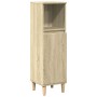 3-piece bathroom furniture set made of Sonoma oak plywood. by , Bathroom furniture - Ref: Foro24-3325079, Price: 188,87 €, Di...