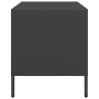 TV stand made of black cold-rolled steel, measuring 68x39x43.5 cm. | Foro24|Onlineshop| Casa, Jardín y Más Foro24.es