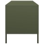 TV stand made of cold-rolled steel in olive green, 101.5x39x43.5 cm by , TV Furniture - Ref: Foro24-851302, Price: 176,50 €, ...