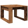 Mesa auxiliar de madera de ingeniería envejecida 50x50x35 cm de , Mesas auxiliares - Ref: Foro24-856688, Precio: 39,52 €, Des...