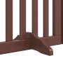 Folding dog gate 9 panels poplar wood brown 450 cm by , Dog kennels and fences - Ref: Foro24-3155662, Price: 184,61 €, Discou...