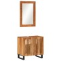 Set of 2-piece solid acacia wood bathroom furniture. by , Bathroom furniture - Ref: Foro24-3217092, Price: 178,09 €, Discount: %