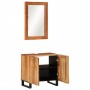 Set of 2-piece solid acacia wood bathroom furniture. by , Bathroom furniture - Ref: Foro24-3217092, Price: 178,09 €, Discount: %