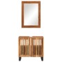 Set of 2-piece solid acacia wood bathroom furniture. by , Bathroom furniture - Ref: Foro24-3217092, Price: 178,09 €, Discount: %