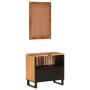 Set of 2-piece solid acacia wood bathroom furniture. by , Bathroom furniture - Ref: Foro24-3217092, Price: 178,09 €, Discount: %