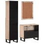 Set of 3-piece solid mango wood bathroom furniture. by , Bathroom furniture - Ref: Foro24-3217101, Price: 294,91 €, Discount: %