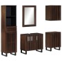 Set of 5-piece solid mango wood bathroom furniture. by , Bathroom furniture - Ref: Foro24-3217099, Price: 437,43 €, Discount: %