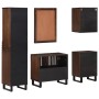 Set of 5-piece solid mango wood bathroom furniture. by , Bathroom furniture - Ref: Foro24-3217099, Price: 437,43 €, Discount: %