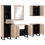 Set of 5-piece solid mango wood bathroom furniture | Foro24|Onlineshop| Casa, Jardín y Más Foro24.es