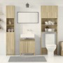 2-piece engineered wood bathroom furniture set in Sonoma oak. by , Bathroom furniture - Ref: Foro24-3324967, Price: 136,96 €,...