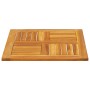 Tablero de mesa cuadrado madera maciza de acacia 60x60x2 cm de , Tableros para mesas - Ref: Foro24-4004254, Precio: 37,53 €, ...