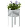 Jardinera de acero galvanizado 45x45x88 cm de , Maceteros y jardineras - Ref: Foro24-4008967, Precio: 52,78 €, Descuento: %