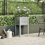 Jardinera de acero galvanizado 45x45x88 cm de , Maceteros y jardineras - Ref: Foro24-4008967, Precio: 52,78 €, Descuento: %