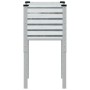 Galvanized steel planter 45x45x88 cm by , Pots and planters - Ref: Foro24-4008967, Price: 52,78 €, Discount: %