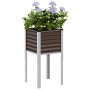 Brown steel planter 45x45x88 cm | Foro24|Onlineshop| Casa, Jardín y Más Foro24.es