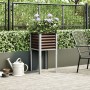 Brown steel planter 45x45x88 cm | Foro24|Onlineshop| Casa, Jardín y Más Foro24.es