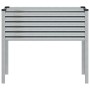 Galvanized steel planter 100x41x90 cm | Foro24|Onlineshop| Casa, Jardín y Más Foro24.es