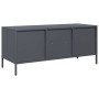 TV stand made of cold-rolled anthracite steel, 101.5x39x43.5 cm by , TV Furniture - Ref: Foro24-851300, Price: 176,50 €, Disc...