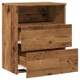 Mesita de noche madera de ingeniería envejecida 50x32x60 cm de , Mesitas de noche - Ref: Foro24-856564, Precio: 62,01 €, Desc...