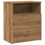 Mesita de noche madera de ingeniería roble artisan 50x32x60 cm de , Mesitas de noche - Ref: Foro24-856566, Precio: 61,96 €, D...