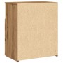 Mesita de noche madera de ingeniería roble artisan 50x32x60 cm de , Mesitas de noche - Ref: Foro24-856566, Precio: 61,96 €, D...