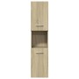 3-piece bathroom furniture set made of Sonoma oak plywood. by , Bathroom furniture - Ref: Foro24-3324992, Price: 98,31 €, Dis...