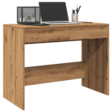 Escritorio de madera de ingeniería roble artisan 101x50x76,5 cm de , Escritorios - Ref: Foro24-856765, Precio: 90,93 €, Descu...