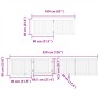 Folding dog gate 12 panels white poplar wood 960 cm by , Dog kennels and fences - Ref: Foro24-3155676, Price: 267,08 €, Disco...