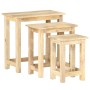 Stackable tables, set of 3, made of solid mango wood. by , Side tables - Ref: Foro24-287489, Price: 148,43 €, Discount: %