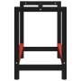 Banco de trabajo estructura metal negro y rojo 80x57x79 cm de , Patas para mesas - Ref: Foro24-147923, Precio: 80,07 €, Descu...