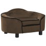 Hundesofa aus braunem Plüsch 67x47x36 cm | Foro24|Onlineshop| Casa, Jardín y Más Foro24.es